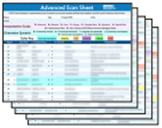 Advanced Scan Sheet preview