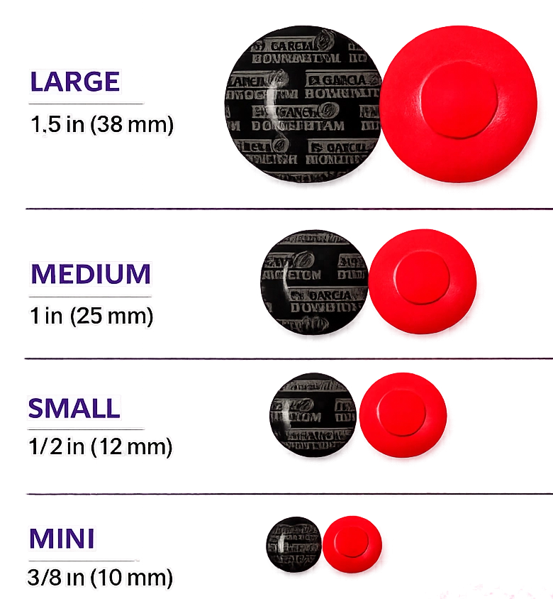 Four pairs of biomagnetism magnets