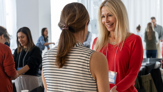 Two Ladies Talking Together